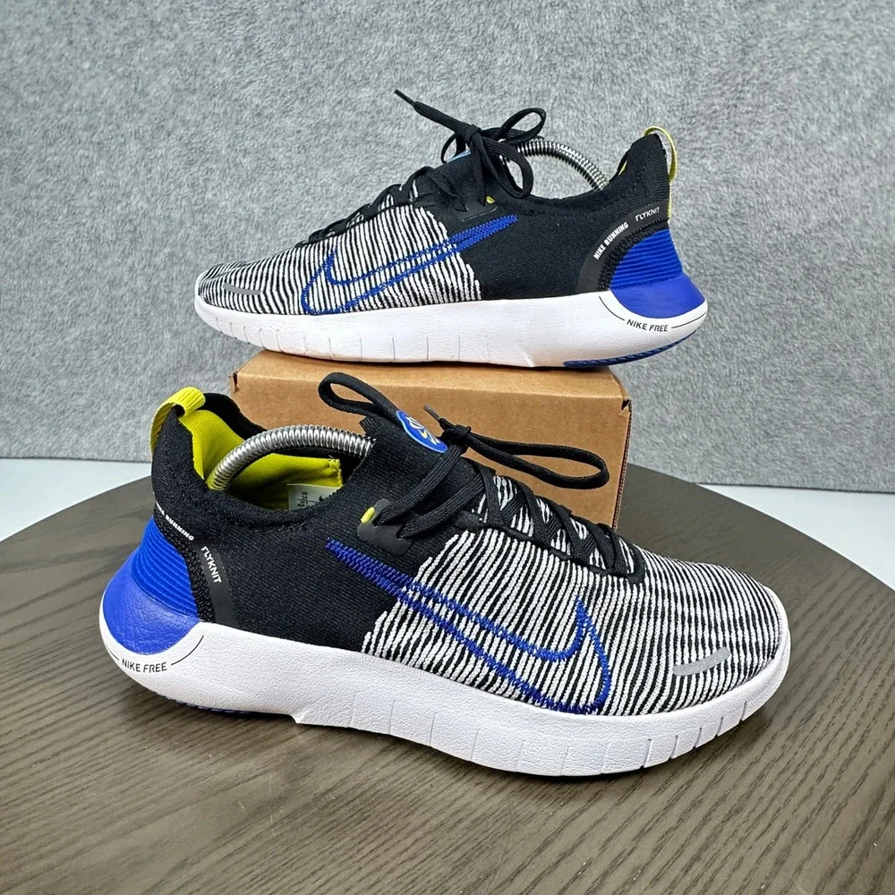 Nike Free RN Next Nature FB1276-003 Mens 10 Running Shoes Black Blue